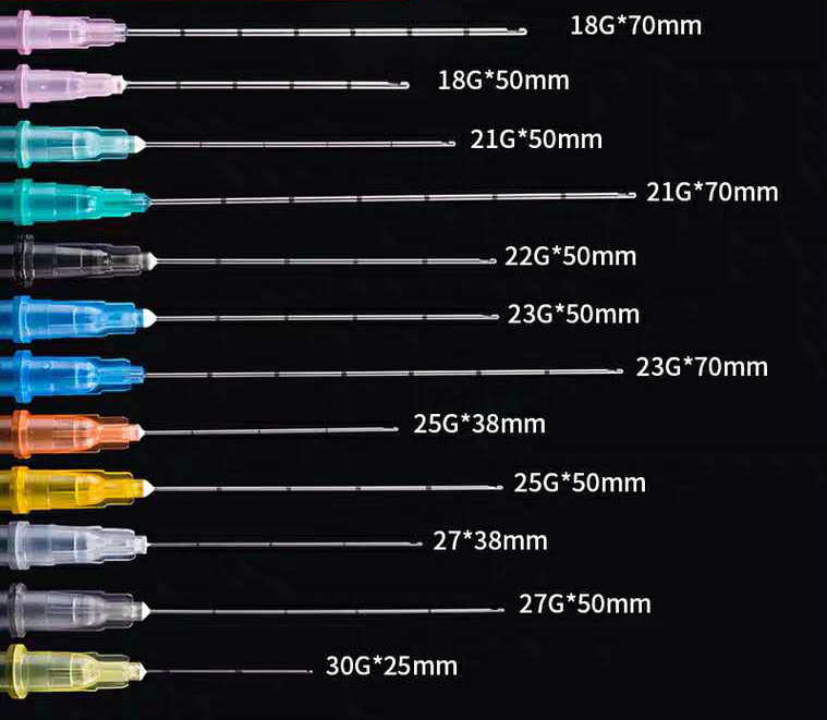 Disposable Beauty Dermal Fillers Cannula Face Lift Medical