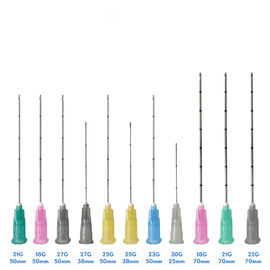 Wrinkle Injection 18G 70mm Cannula Piercing Needles For Hyaluronic Acid Filler