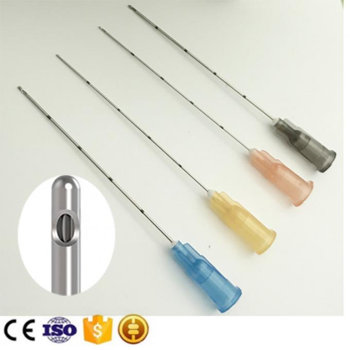Wrinkle Injection 18G 70mm Cannula Piercing Needles For Hyaluronic Acid